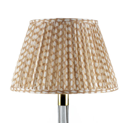 Lampshade in Nut Brown Wicker