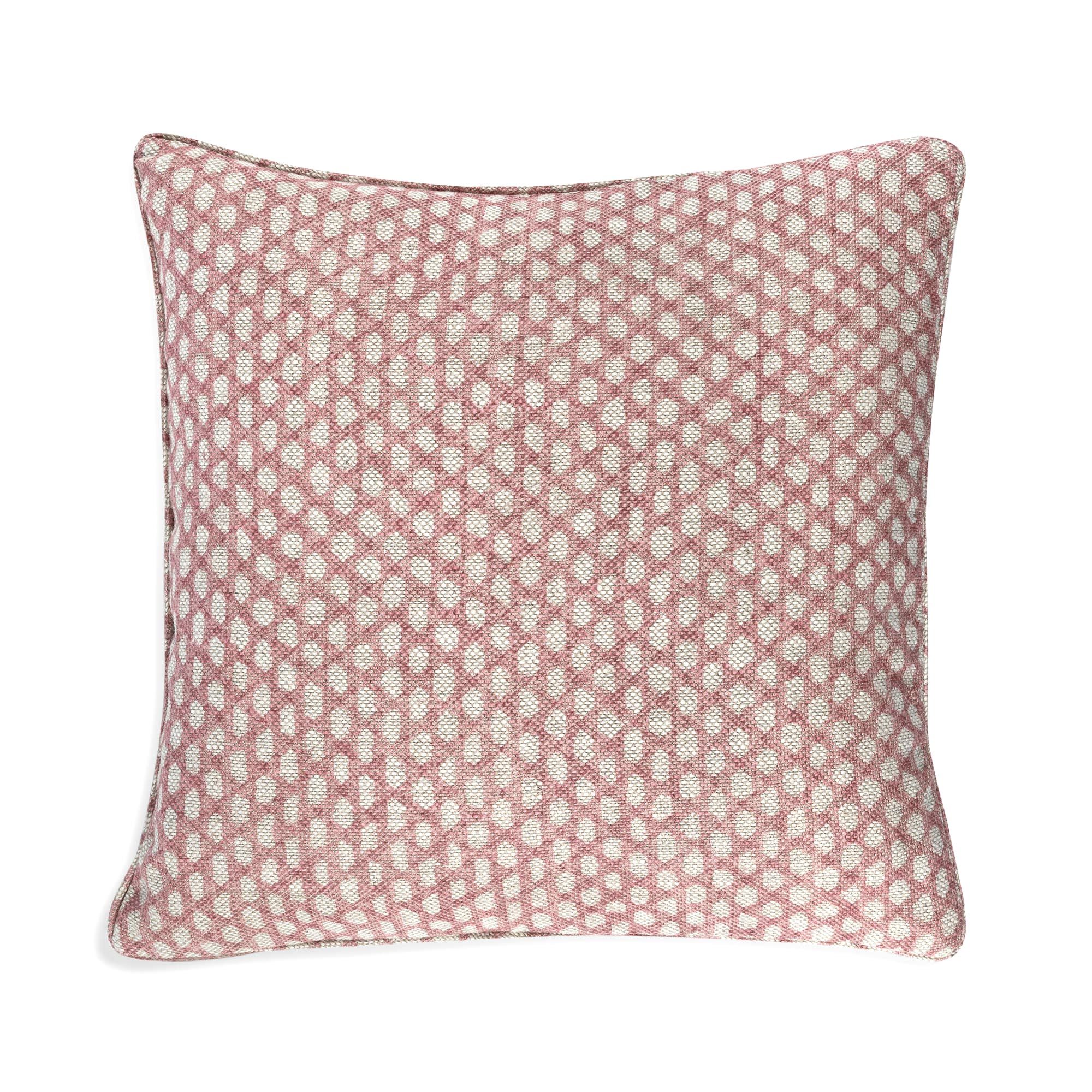 Cushion in Pink Wicker