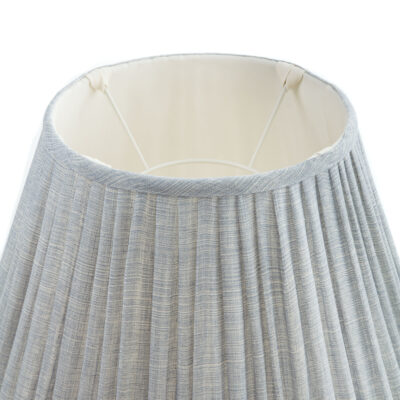 Lampshade in Blue Moire