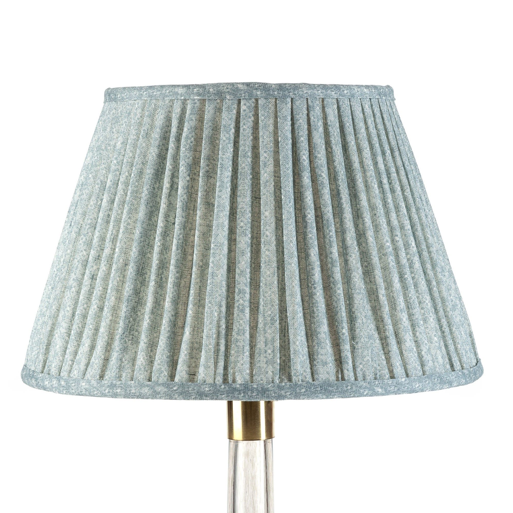 Lampshade in Blue Figured