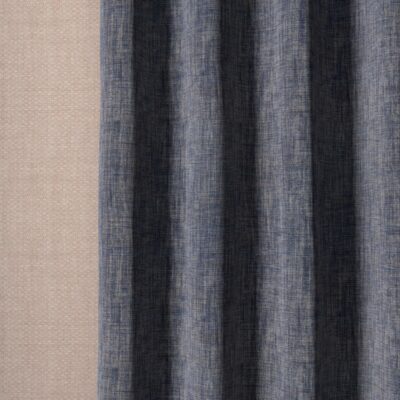 Plain Linen 124 - Electric Grey - Blue Colour Family