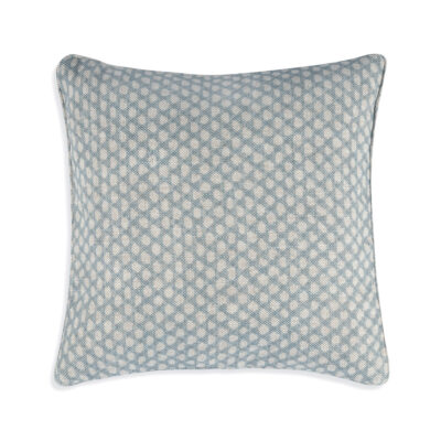 Cushion in Light Blue Wicker