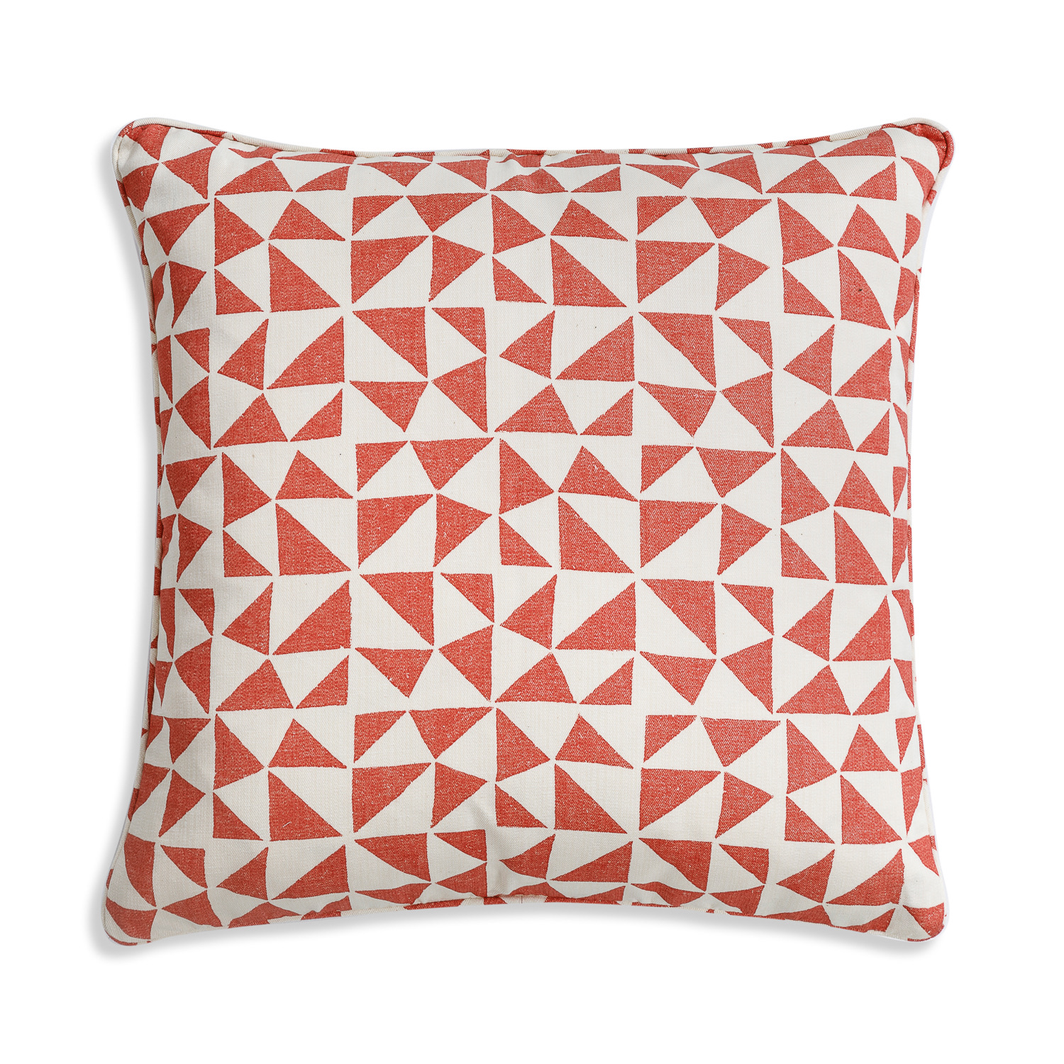 Cushion in Bright Red Circus
